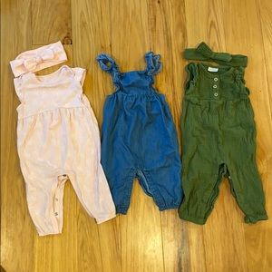 3-6 month jumpsuits